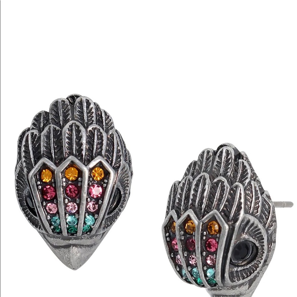 Kurt Geiger earrings / multi colored stones